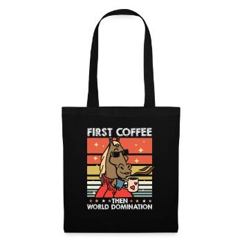 Lunettes de soleil équestres pour chevaux Café - Sac en tissu - noir - Devant