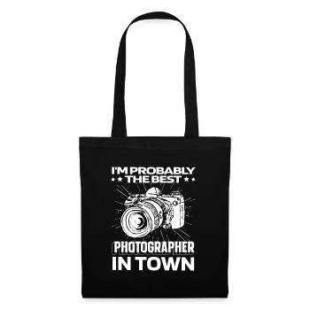Photographer Photography Camera Funny - Tote Bag - black - Front