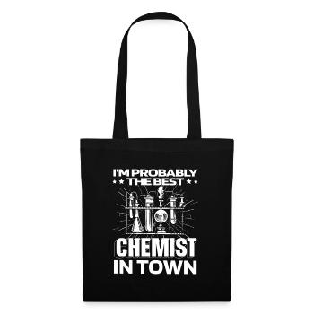 Chimiste en chimie Lustig - Sac en tissu - noir - Devant