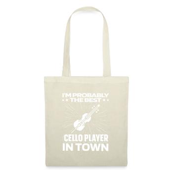 Cello Cellist Funny - Tote Bag - nature - Front