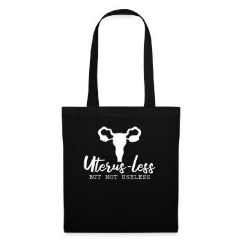 Hystérectomie Lustig - Sac en tissu - noir - Devant