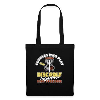 Frisbee Golf Disc Golf Paire - Sac en tissu - noir - Devant