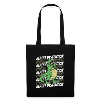 Drôle de dinosaure Trex Reptile Dysfunction - Sac en tissu - noir - Devant