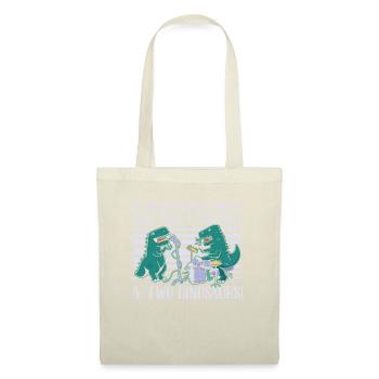 Dinosaure Dinosaure adulte - Sac en tissu - nature - Devant