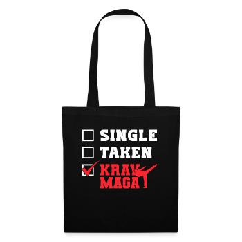 Krav Maga Apparel Israeli Self - Stoffbeutel - Schwarz - Vorne