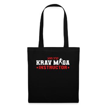Krav Maga Apparel Israeli Self - Stoffbeutel - Schwarz - Vorne