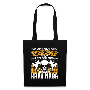 Krav Maga Apparel Israeli Self - Stoffbeutel - Schwarz - Vorne
