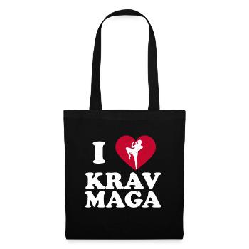 Krav Maga Apparel Israeli Self - Stoffbeutel - Schwarz - Vorne