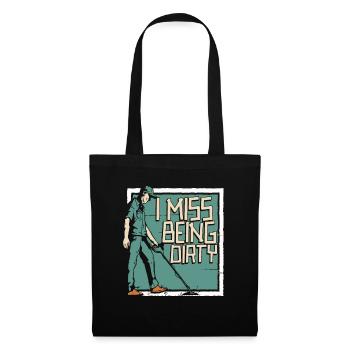 Prospectors Digging Treasure - Tote Bag - black - Front