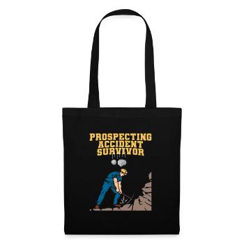 Prospectors Digging Treasure - Tote Bag - black - Front