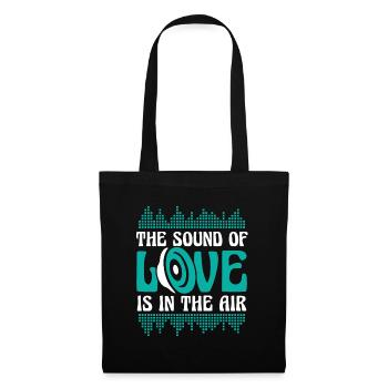 Ingénieur du son Ingénieur du son mari - Sac en tissu - noir - Devant