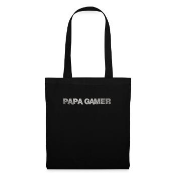 Dad Gamer Mann Humor Videospiele Geschenk - Stoffbeutel - Schwarz - Vorne