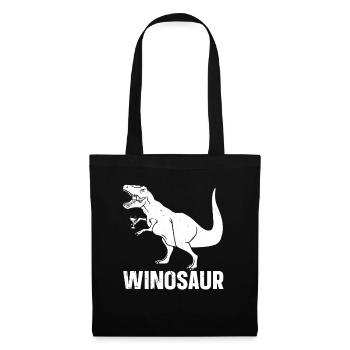 Dinosaure Dinosaure adulte - Sac en tissu - noir - Devant
