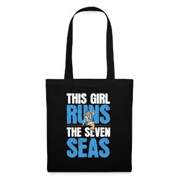 Sailing Sailor Sailboat Girls - Tote Bag - black - Front