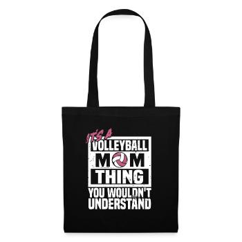 Volleyball Volleyball Player Volleyball Mama - Sac en tissu - noir - Devant