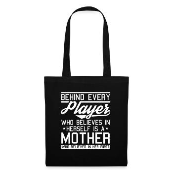 Volleyball Volleyball Player Volleyball Mama - Sac en tissu - noir - Devant