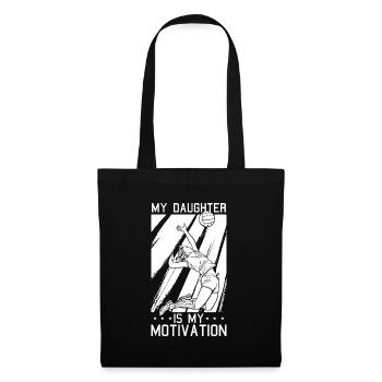 Volleyball Volleyball Player Volleyball Mama - Sac en tissu - noir - Devant