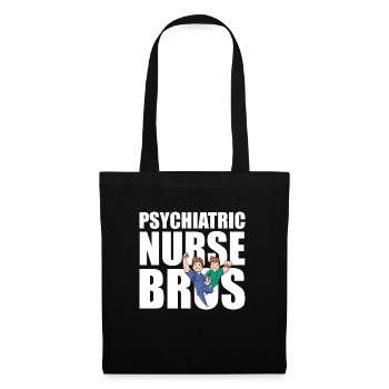 Infirmier - Sac en tissu - noir - Devant