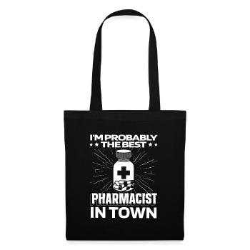 Pharmacie Pharmacien Médicaments - Sac en tissu - noir - Devant