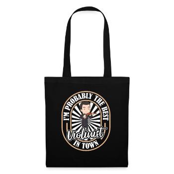 Violin Violin Funny - Tote Bag - black - Front