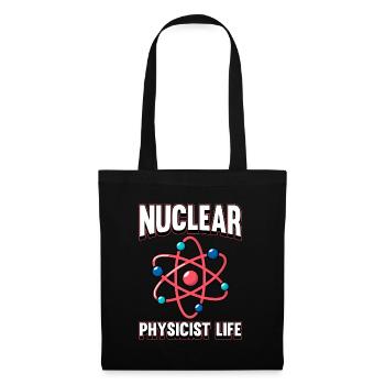 Physics Phyiker Nuclear Physics - Tote Bag - black - Front