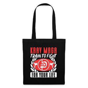 Krav Maga Apparel Israeli Self - Stoffbeutel - Schwarz - Vorne