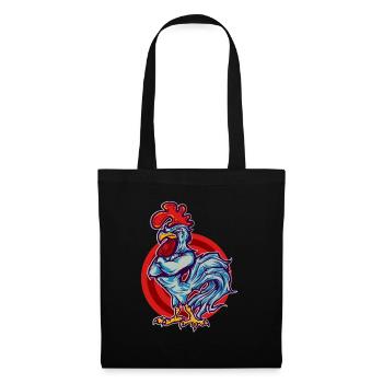 Rooster Hahn - Tote Bag - black - Front