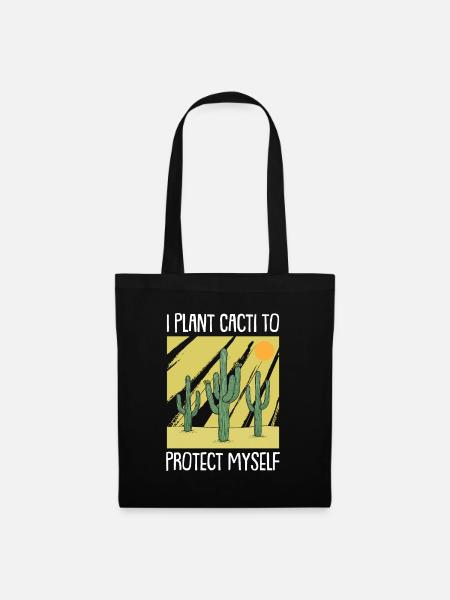 Cactus Garden Cactus - Tote Bag - black