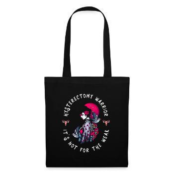 Hystérectomie Guerrière de l’utérus - Sac en tissu - noir - Devant
