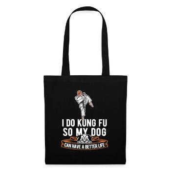 Kung Fu Dog - Tote Bag - black - Front