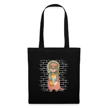 Otter Sunglasses Scarf - Tote Bag - black - Front