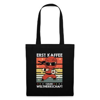 Ninja Sonnenbrille Kaffee - Stoffbeutel - Schwarz - Vorne