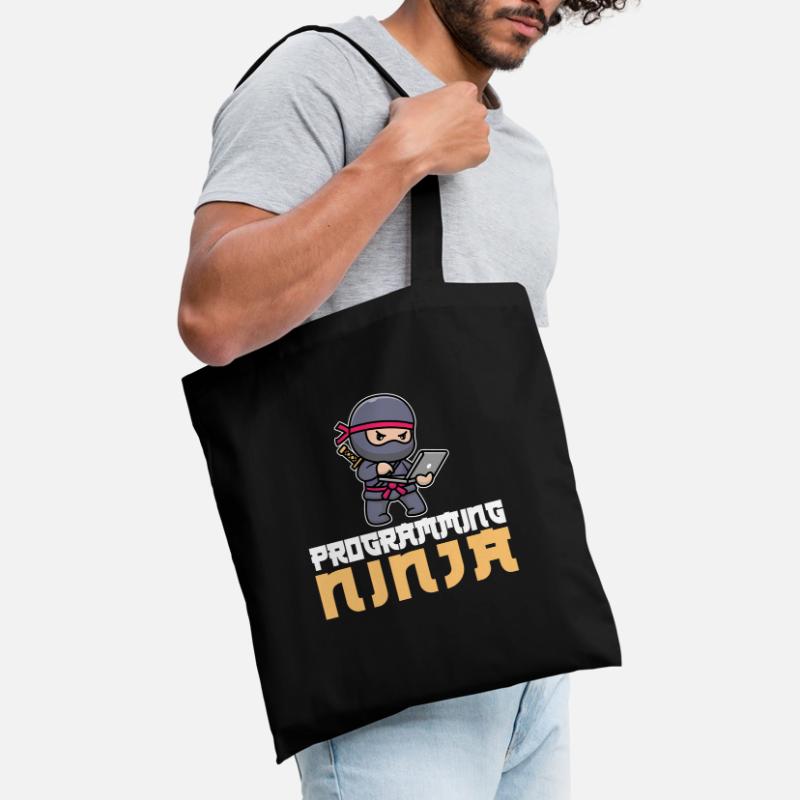 Développeur Coder Programmeur Ninja Sac en tissu