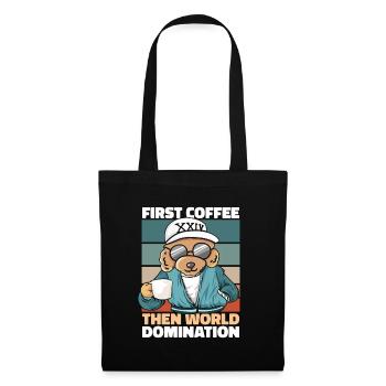 Lunettes de soleil Poodle Coffee - Sac en tissu - noir - Devant