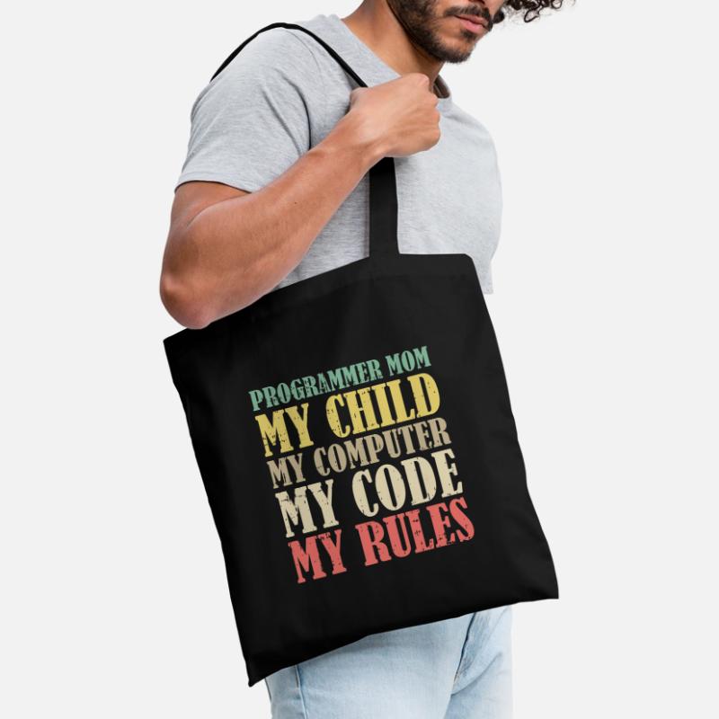 Entwickler Coder Programmierer Mama Stoffbeutel