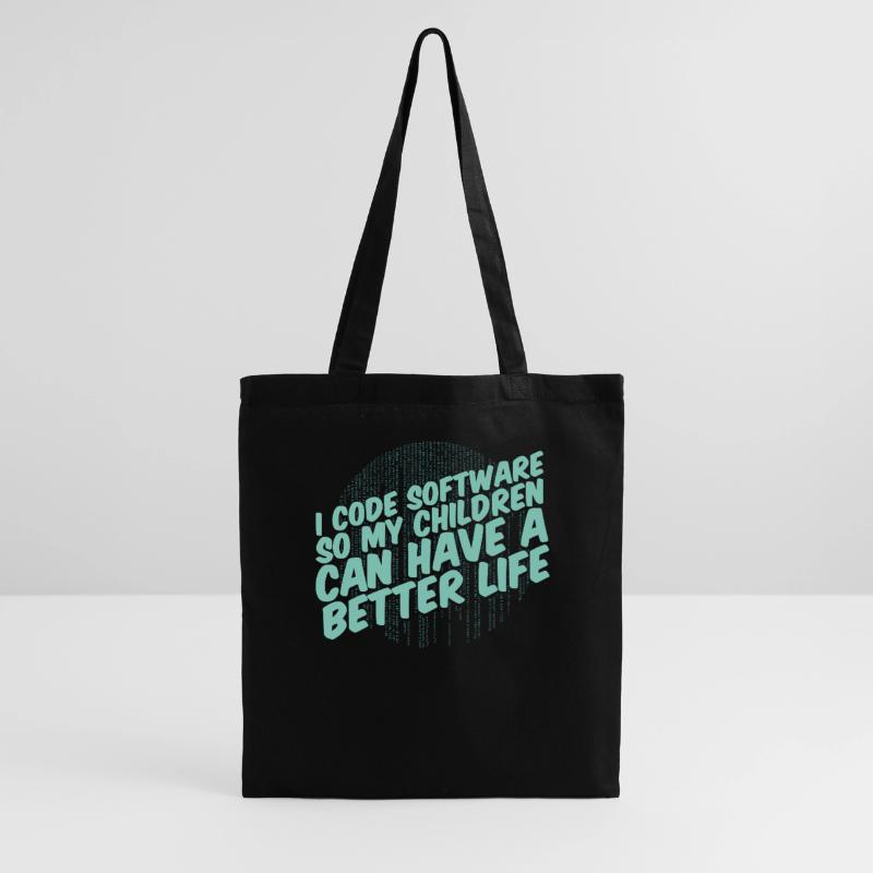 Développeur Coder Programmeur Parent Sac en tissu