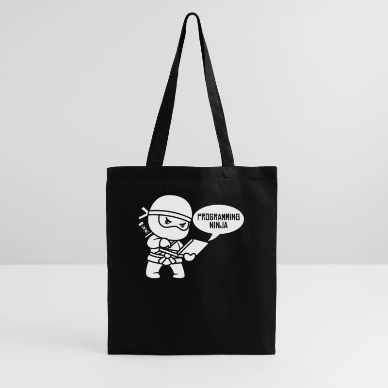 Entwickler Coder Programmierer Ninja Stoffbeutel