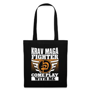 Krav Maga Apparel Israeli Self - Stoffbeutel - Schwarz - Vorne
