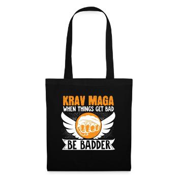 Krav Maga Apparel Israeli Self - Stoffbeutel - Schwarz - Vorne