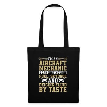 Airplane mechanic funny - Tote Bag - black - Front