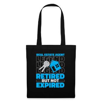 Retired Real Estate Agent - Tote Bag - black - Front