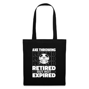 Axe throwing Retired axe throwers - Tote Bag - black - Front