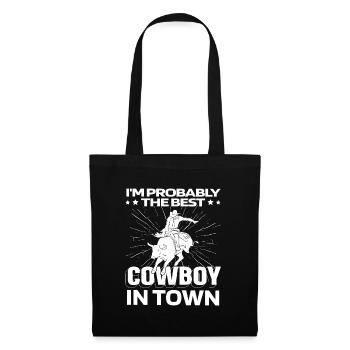 Rodeo Cowboy Taurus - Tote Bag - black - Front
