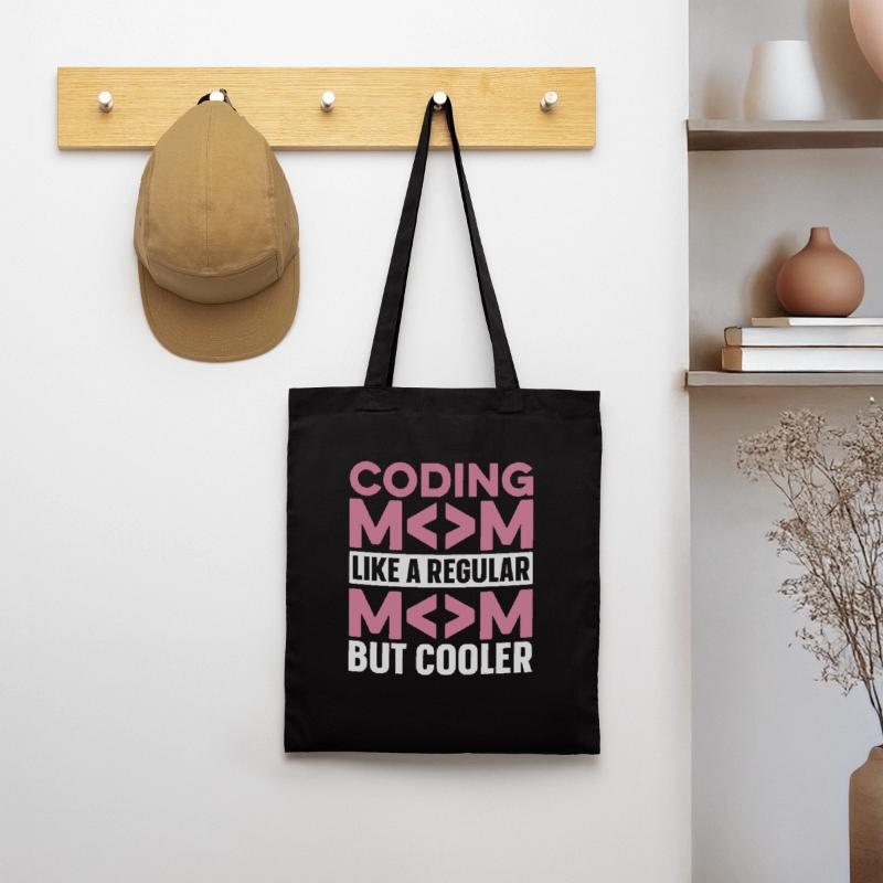 Developer Coder Programmer Mama Tote Bag