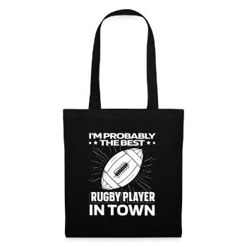 Plaisir du rugby - Sac en tissu - noir - Devant