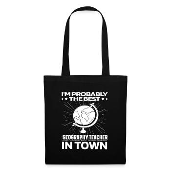 Géographie Géographe Witzig - Sac en tissu - noir - Devant