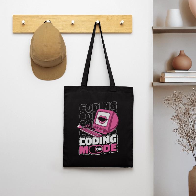 Developer Coder Programmer Mode On Tote Bag