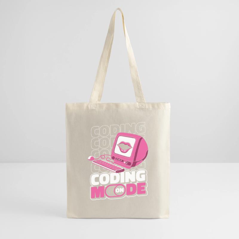 Entwickler Coder Programmierer Modus An Stoffbeutel