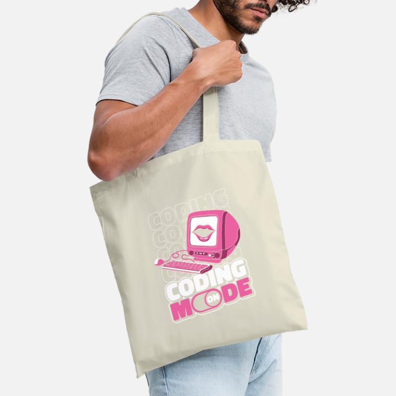 Développeur Coder Programmeur Mode activé Sac en tissu