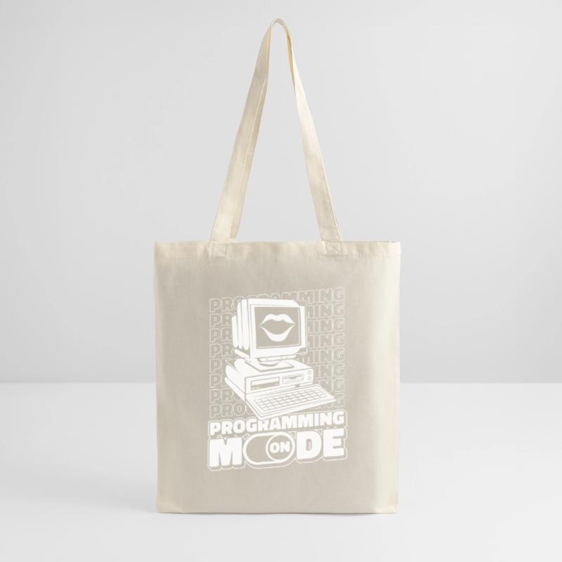 Entwickler Coder Programmierer Modus An Stoffbeutel